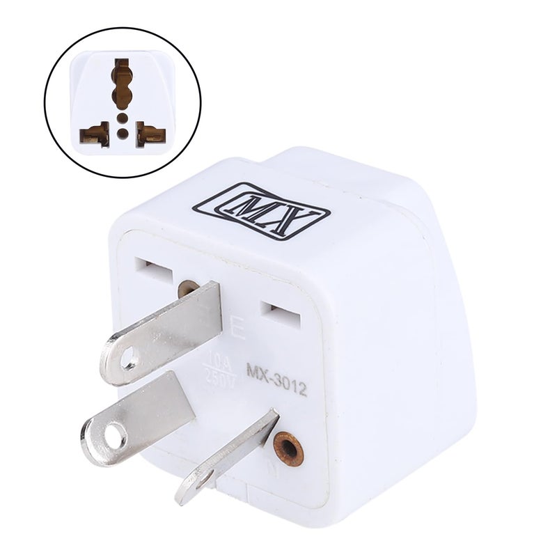 MX India to Australia Plug New Zealand China More Type I New Zealand Adapter Conversion Plug Convert Indian Plug to Australia Perfect for Laptop Camera Charger and More - Image 2