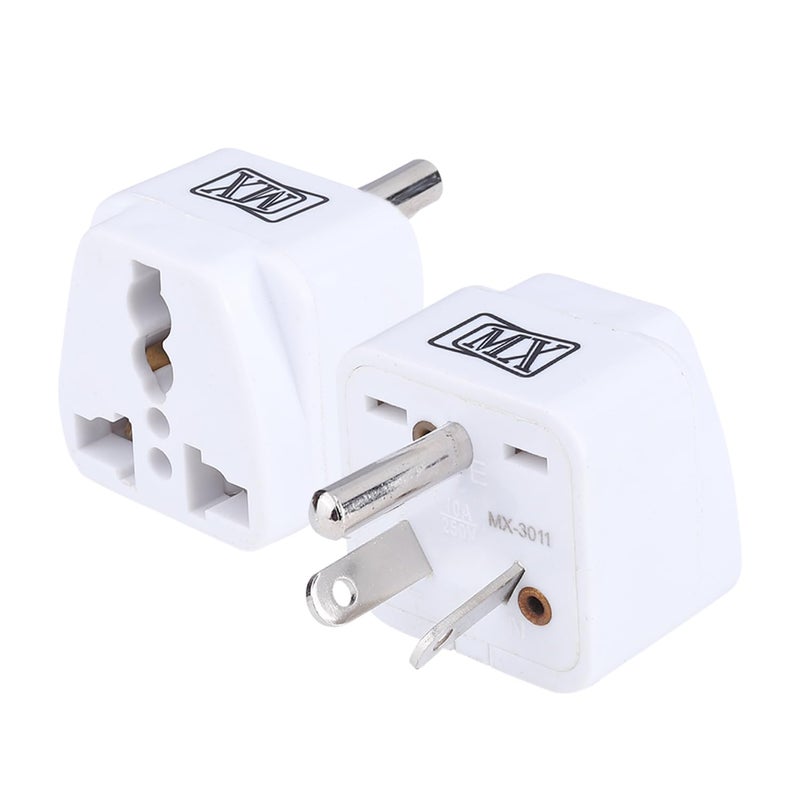 MX India to Australia Plug New Zealand China More Type I New Zealand Adapter Conversion Plug Convert Indian Plug to Australia Perfect for Laptop Camera Charger and More - Image 1