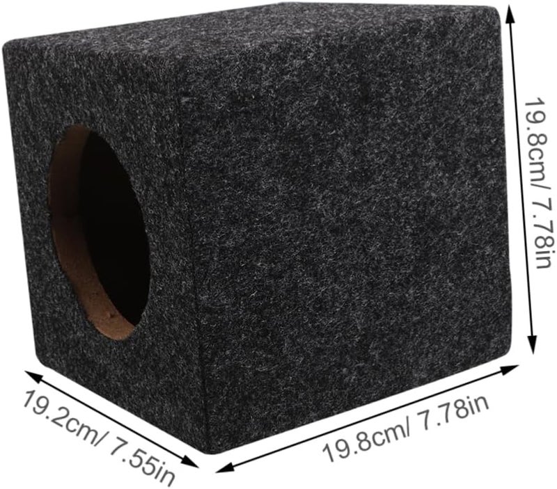 صندوق خشبي مربع لمكبر صوت السيارة الصوتي من نوع ساب ووفر مقاس 5 بوصة لخزانة سماعات مركبة الشاحنة - Image 3