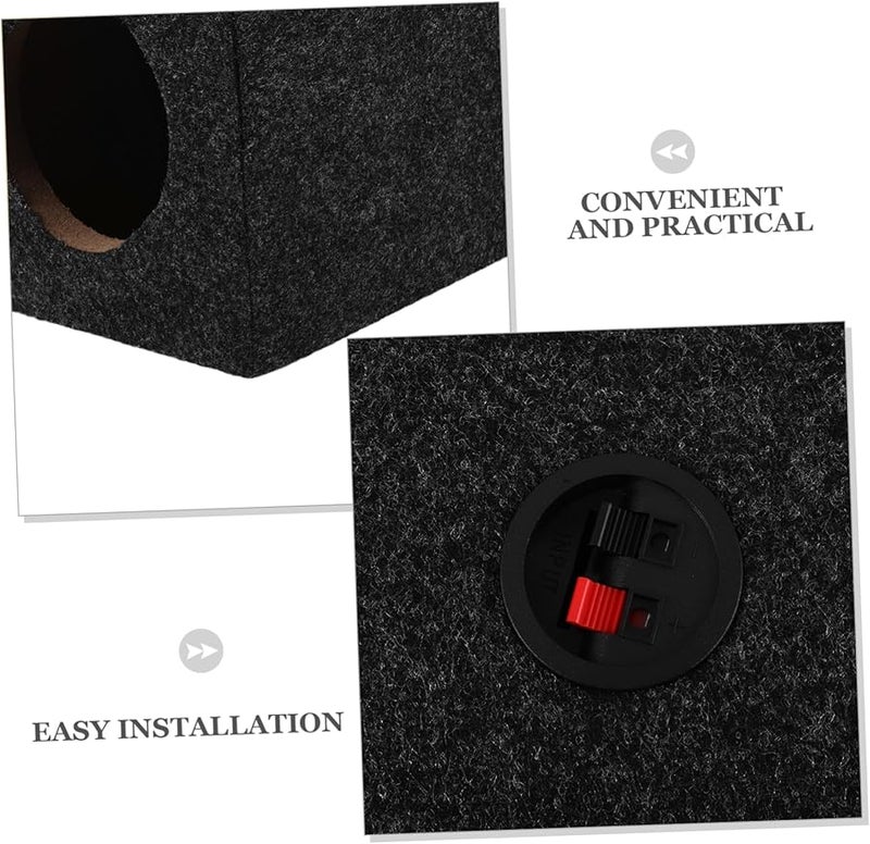 صندوق خشبي مربع لمكبر صوت السيارة الصوتي من نوع ساب ووفر مقاس 5 بوصة لخزانة سماعات مركبة الشاحنة - Image 4