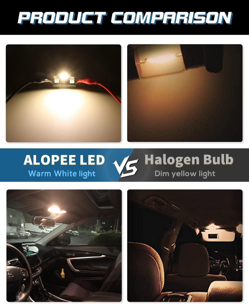 Alopee 4 Pack DE3022 LED Bulb 31mm Festoon Light - Image 5