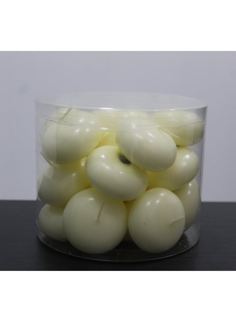 Elegant Ivory Floating Candles - Pack of 20 - Image 4