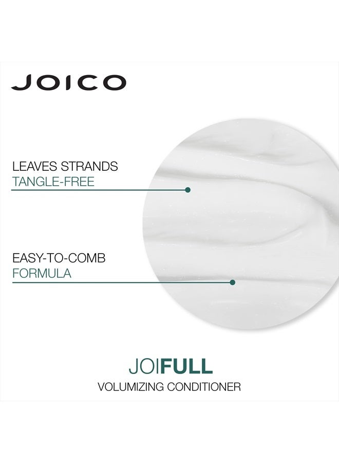JOICO JoiFULL Volumizing Conditioner | For Fine, Thin Hair | Add Instant Body | Long-Lasting Fullness | For Thicker Bouncier Hair | Boost Shine | With Lotus Flower & Bamboo Extract | 8.5 Fl Oz  - Image 4