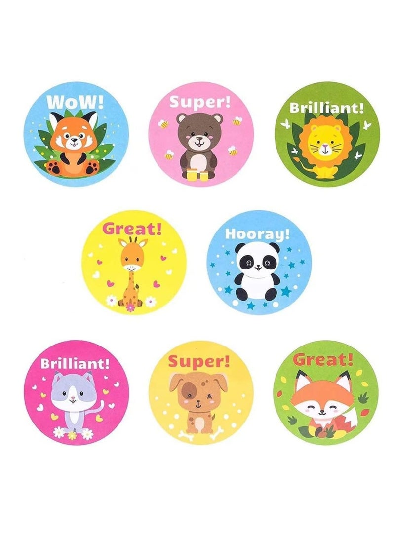 بريميفي 500 قطعة من ملصقات المكافآت مقاس 1 بوصة للمعلمين و8 تصميمات - Image 4
