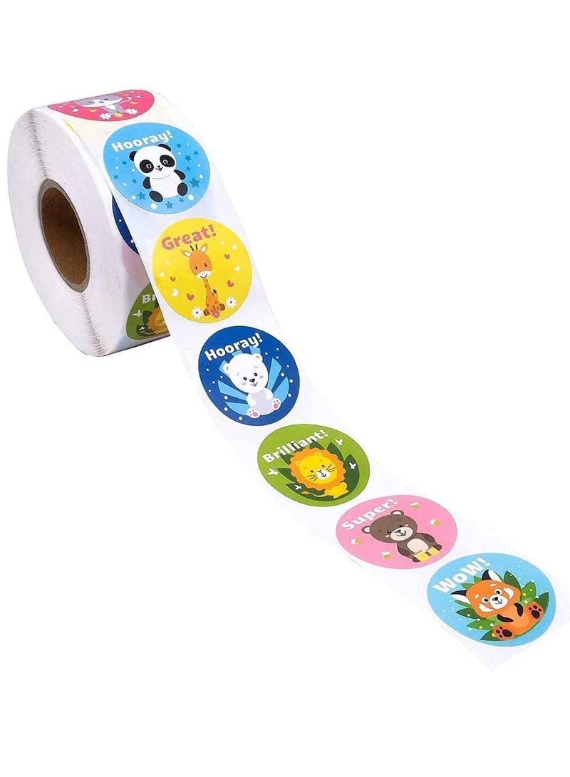 بريميفي 500 قطعة من ملصقات المكافآت مقاس 1 بوصة للمعلمين و8 تصميمات - Image 5