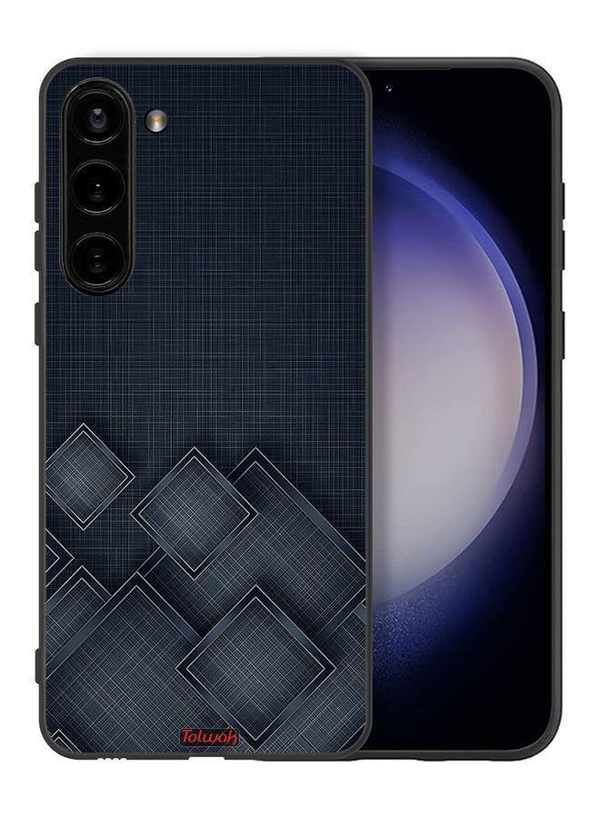 Tolwak Samsung Galaxy S23 5G Protective Case Cover Squares Pattern On Cloth - Image 2
