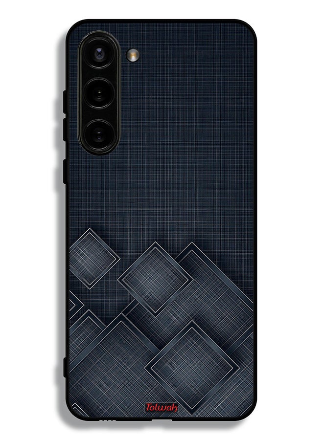 Tolwak Samsung Galaxy S23 5G Protective Case Cover Squares Pattern On Cloth - Image 3