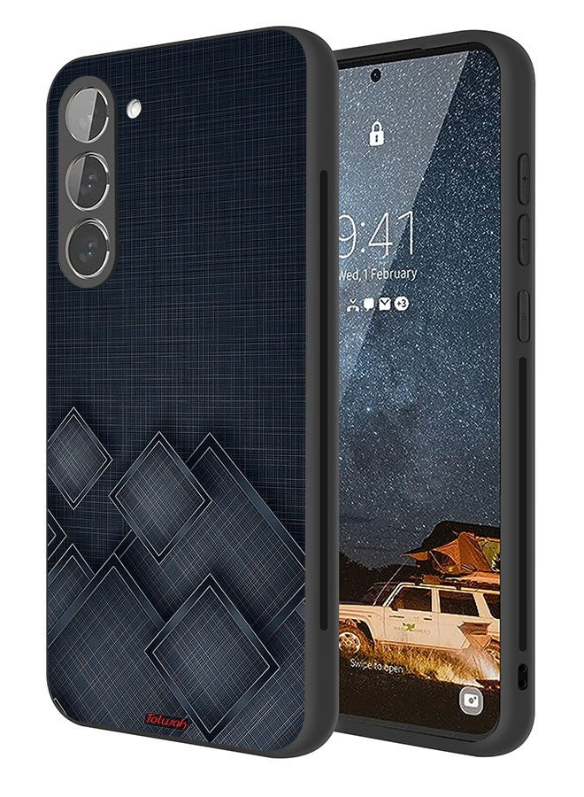 Tolwak Samsung Galaxy S23 5G Protective Case Cover Squares Pattern On Cloth - Image 1