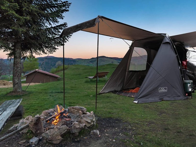 KAMPKEEPER SUV Car Tent, Tailgate Shade Awning Tent for Camping, Car Tents for Picnic Sports Events Music Festivals Outdoor Travel - Image 3