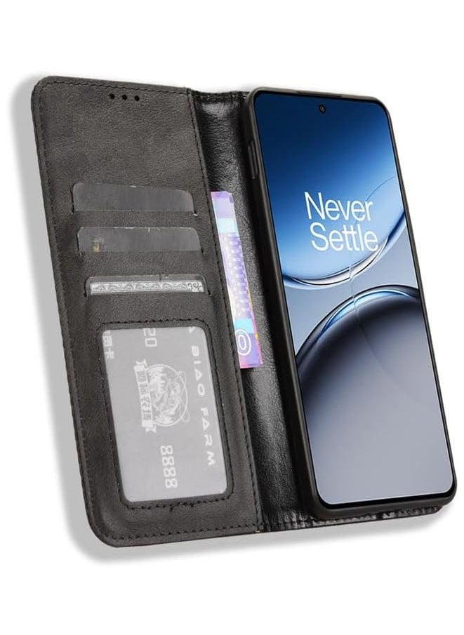 Case for OnePlus Nord 4 5G 2024 Magnetic Flip Leather Wallet Phone Case, With Card Slot Folding Stand Cover (Black) - pzsku/ZF511F5DEE0ECD5422620Z/45/_/1724725251/f77ffb35-5c5e-4af5-af7a-ec7ac582dcbc