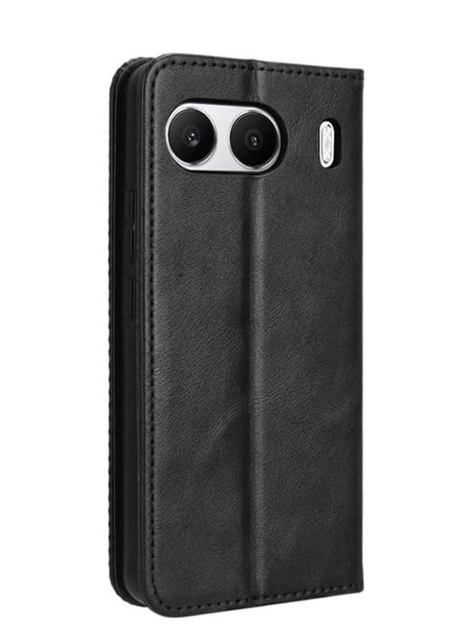 Case for OnePlus Nord 4 5G 2024 Magnetic Flip Leather Wallet Phone Case, With Card Slot Folding Stand Cover (Black) - pzsku/ZF511F5DEE0ECD5422620Z/45/_/1724725354/f97a6429-4b35-4d21-a5ae-4eaac9f75599