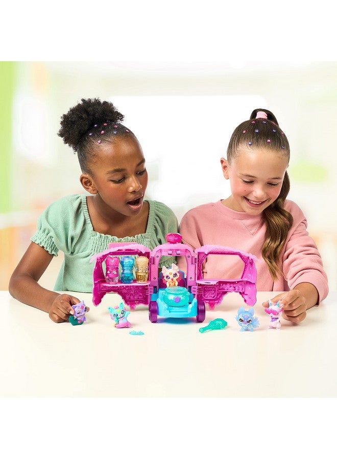 Magic Mixies شاحنة جرعة السحر من ميكسيز السحرية. تتحول إلى متجر الجرع. أنشئ 3 تعاويذ ومفاجآت جرع لميكسيينك. تتضمن 1 ميكسي حصري. - Image 2