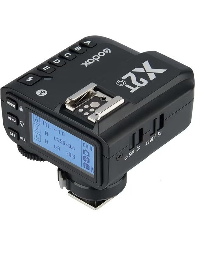 جودوكس مشغل فلاش لاسلكي Godox X2T-C TTL لكاميرا Canon، اتصال بلوتوث HSS 1/8000 ثانية يدعم وحدة تحكم تطبيق iOS/Android، وظيفة TCM، 5 أزرار مجموعة منفصلة، ​​قفل Hotshoe جديد، ضوء مساعد AF جديد - Image 1