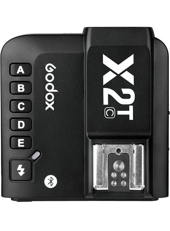 جودوكس مشغل فلاش لاسلكي Godox X2T-C TTL لكاميرا Canon، اتصال بلوتوث HSS 1/8000 ثانية يدعم وحدة تحكم تطبيق iOS/Android، وظيفة TCM، 5 أزرار مجموعة منفصلة، ​​قفل Hotshoe جديد، ضوء مساعد AF جديد - Image 2