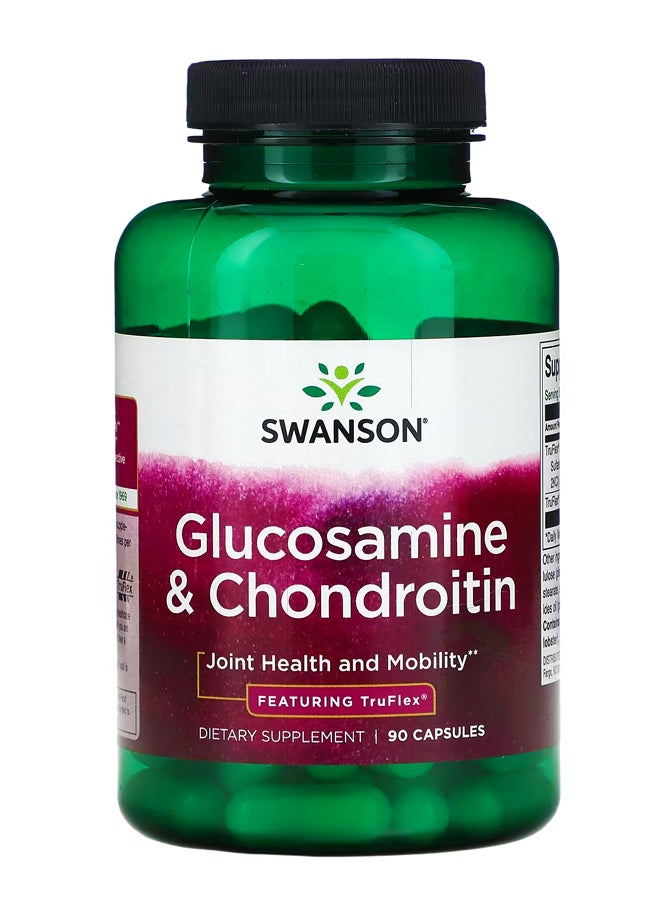 سوانسون الجلوكوزامين والكوندروتن ، يحتويان على TruFlex ، 90 كبسولة