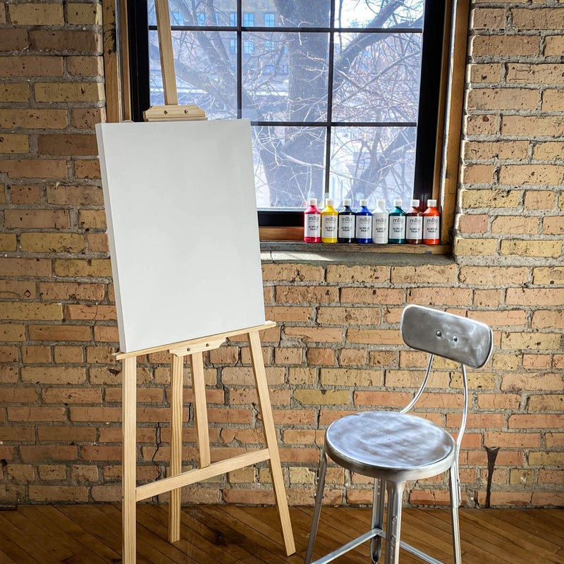 milo Stretched Artist Canvas | 12x16 inch | Value Pack of 6 Canvases for Painting, Primed & Ready to Paint Art Supplies for Acrylic, Oil, Mixed Wet Media, & Pouring, 100% Cotton with Pine Wood Frame - Image 5