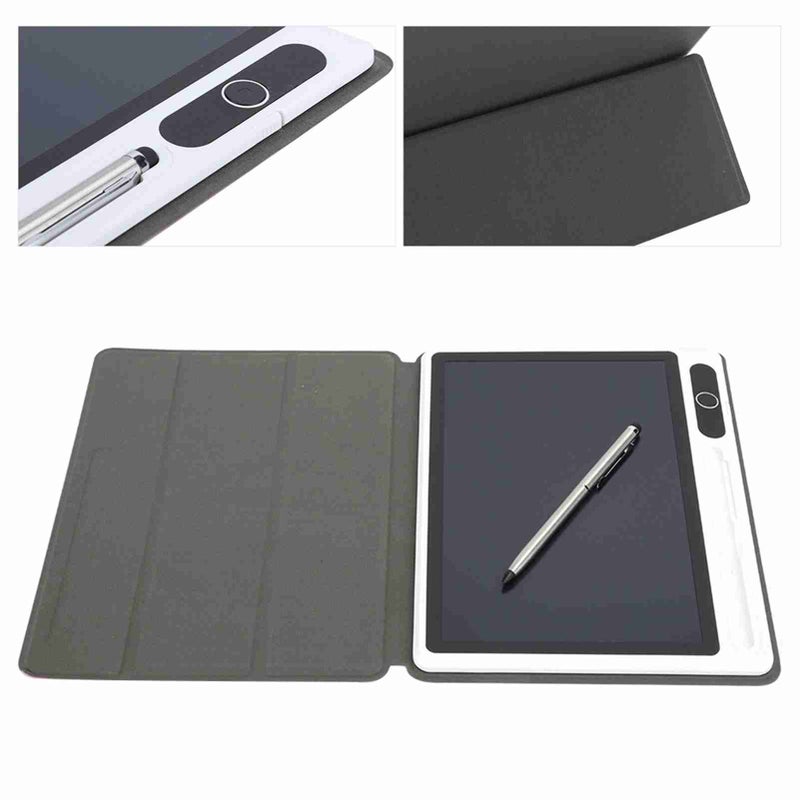 مذكرة إلكترونية - لوحة رسم LCD - لوحة رسم - مستلزمات عمل - أداة رسم يدوي - 9 بوصة (لوردي أحمر (بمقبض جلد وهمي)) - Image 4