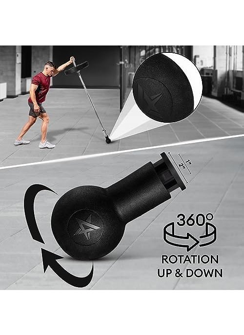 Yes4All Yes4All Landmine Attachment for Barbell Olympic Bar Base for Rows  Presses Home Gym Exercise Equipment Fits 2 Olympic Bars  - Image 4