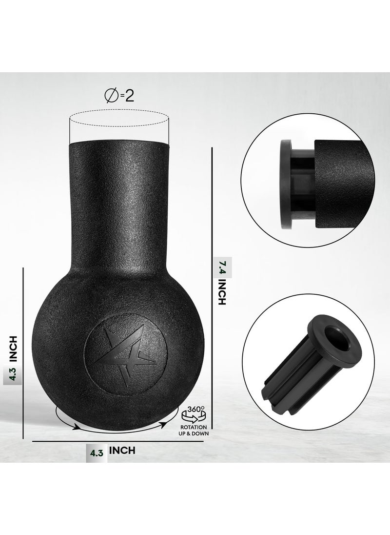 Yes4All Yes4All Landmine Attachment for Barbell Olympic Bar Base for Rows  Presses Home Gym Exercise Equipment Fits 2 Olympic Bars  - Image 2