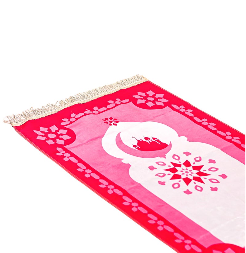 SUNDUS Girls' Prayer Set (Practical Prayer Mat, Hijab, Tasbih Accessories, and Camera) - A comfortable and colorful girls' prayer set to encourage regular prayer. - Image 3