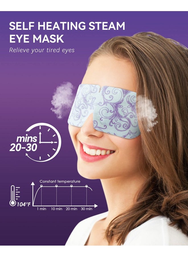 30 Packs Lavender Steam Eye Mask Heated Eye Mask For Dark Circles And Puffiness Warm Eye Mask For Dry Eye Mask Relief Eye Fatigue Headache Hot Sleep Eye Mask For Disposable Moist Heat Eye Compress - pzsku/ZF51263FF37AF1C448F87Z/45/_/1719224051/aa437ac3-6a91-4c11-9979-6a87e7ad5965