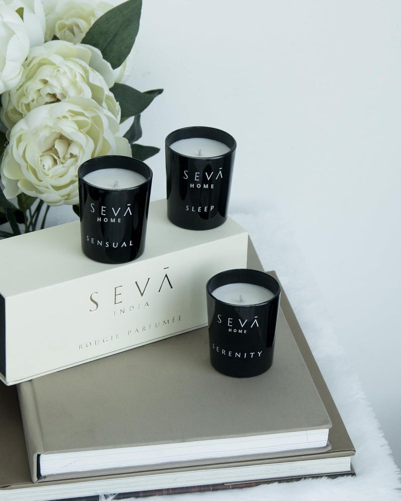 SEVA HOME The Vibes Small Sensual Candle Luxury Gifting 12 Hours Burn Romantic Scent Premium Home Decor Long Lasting - Image 4