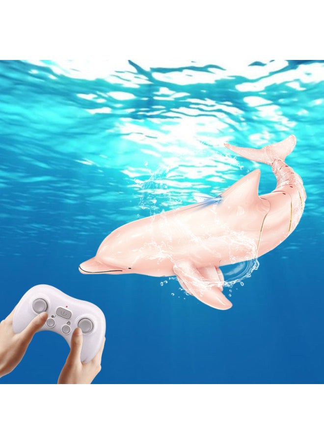 2.4G Remote Control Bionic Marine Life Dolphin Remote Control Toy Simulation Fish Electric Water Toy Fish-Color:Grey  - Image 3