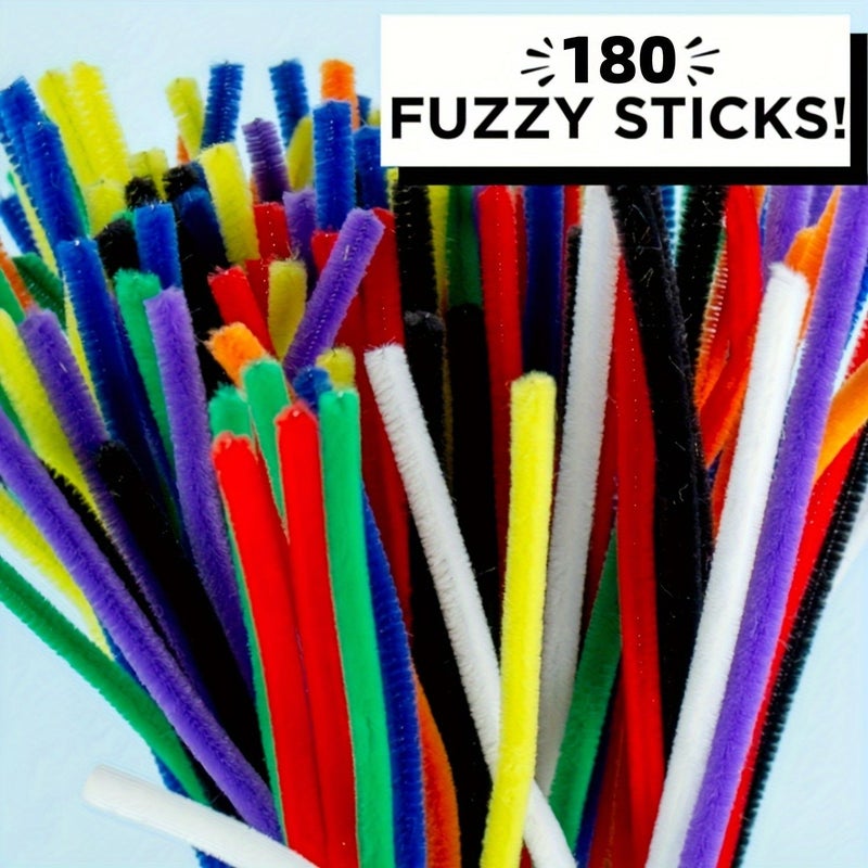 150 Pcs Dark Green Chenille Stems Pipe Cleaners for Crafts Bulk Supplies - Image 5
