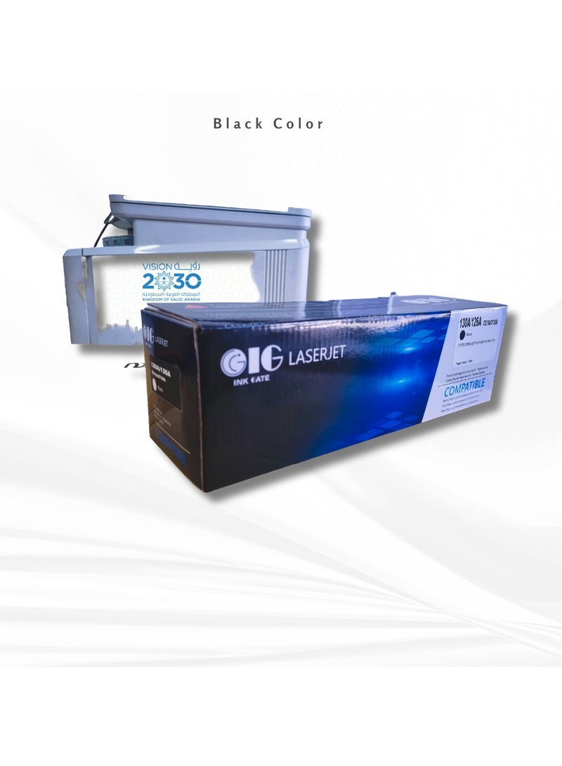 IG Compatible Black Toner – 130A / 126A / CE310A / CF350A – Up to 1300 Pages – For HP & Canon Color Laser Printers - Image 5