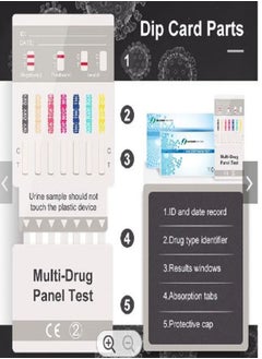 Safecare 6 in 1 Test kit for THC AMP MET PGB COC BZO Home Testing Device with Multi-Drug Detox Test Strip – Instant Panel Test Kit for Detecting Nicotine or Drugs – Quick and Accurate Toxin Screening – Comprehensive Health Check, Health Test, Examination, Diagnostic Test, Digital Screening, and Multi-Substance Detection.  - Image 3