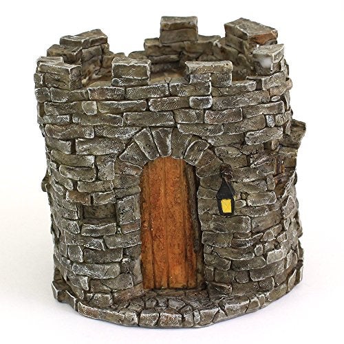 Top Collection 4-Inch Miniature Fairy Garden and Terrarium Castle Functional Flower Pot for Succulents, Mini - Image 5