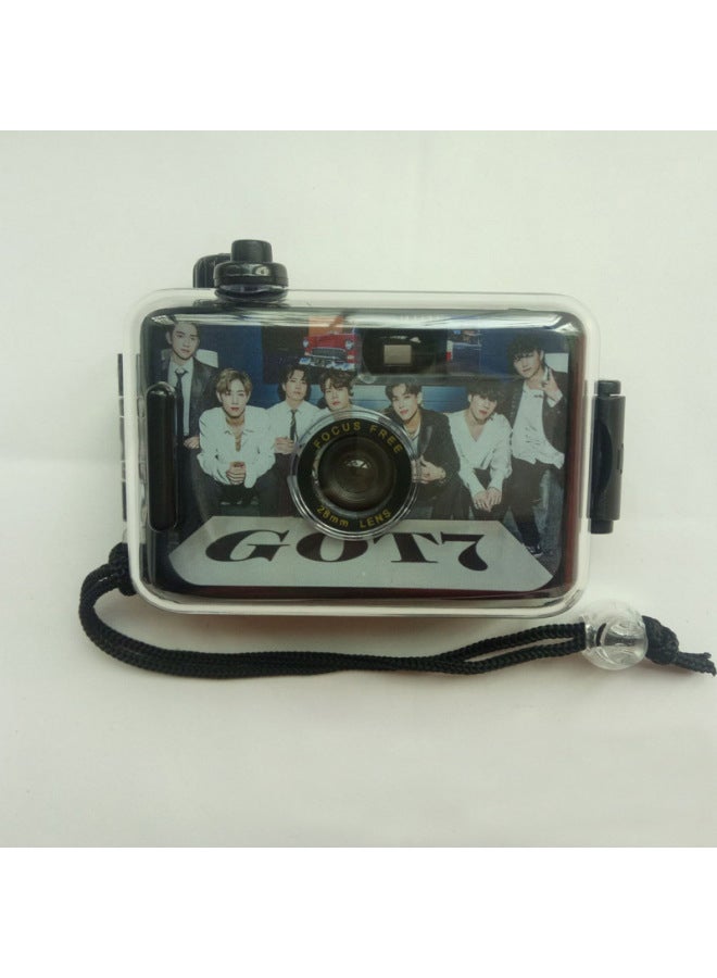 Picture LOGO Special Manufacturer Multi-purpose Waterproof Fool Retro Film Camera 135 Film-Color:White Red Shell  - Image 5
