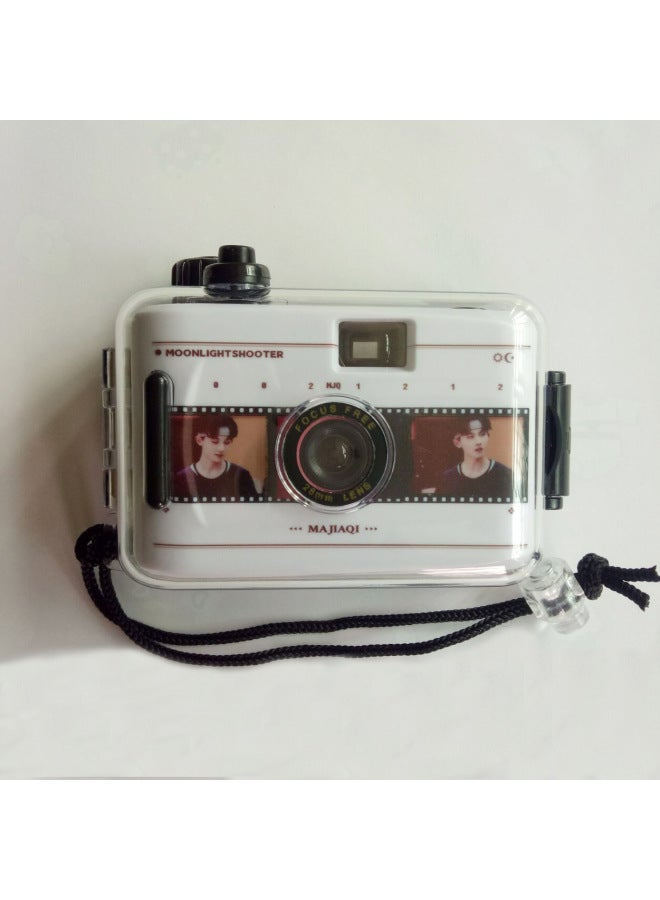 Picture LOGO Special Manufacturer Multi-purpose Waterproof Fool Retro Film Camera 135 Film-Color:White Red Shell  - Image 4