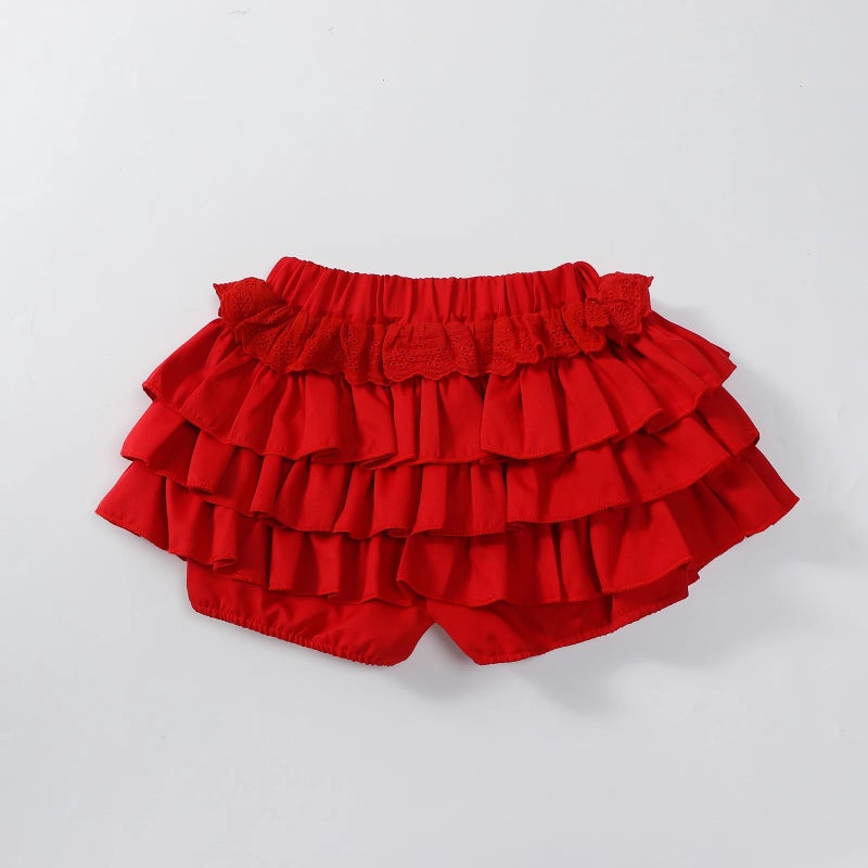 Hao Shu Children'S Short Skirt For Girls 2025 Girl Summer Western Style Korean Baby All-Match Skirt - Image 1