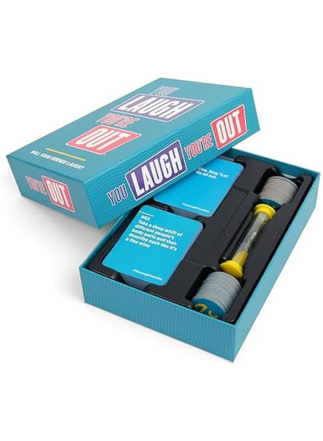 You Laugh You're Out A Party Game with Hilarious Charades Family Card Games for Adults  Kids, 125 Prompt Cards Fun Card Games for Family Game Nights, Gatherings,  Parties Ages 14 + - Image 3