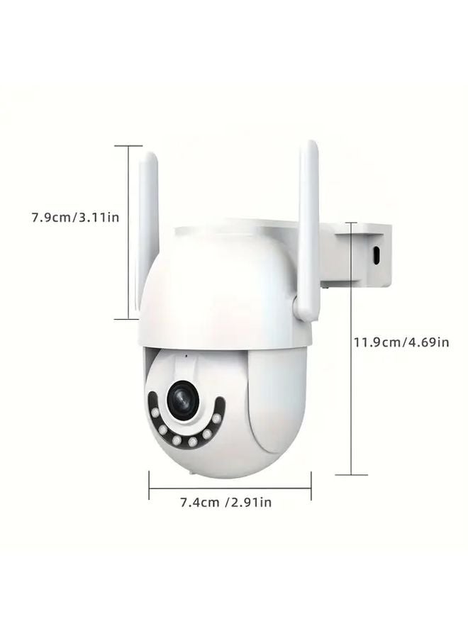 HOAT2 Color 1296P All Day Outdoor Security Camera 360 Tracking Audio Visual Alarm IPX6 Full Color Night Vision Network Port 2 4G WiFi - Image 5