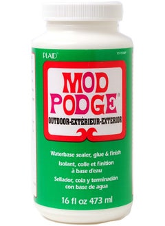 Mod Podge Mod Podge Waterbase Sealer, Glue and Finish for use Outdoors (16-Ounces), , White  - Image 1