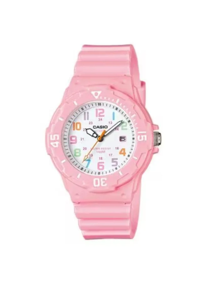 كاسيو Women's Analog Display Watch With Pink Resin Strap - LRW-200H-4B2VDF