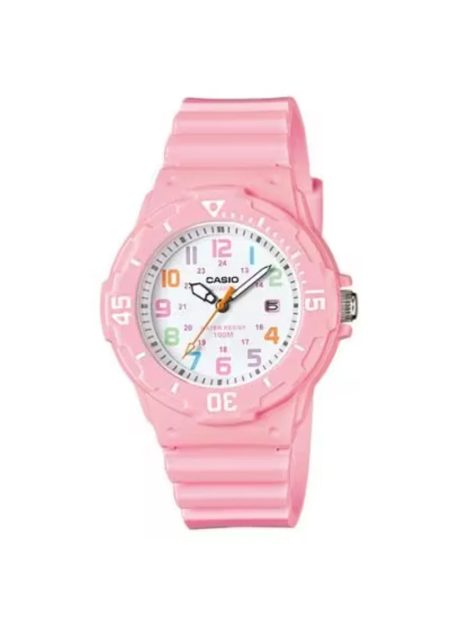 CASIO Women's Resin Analog Watch LRW-200H-4B2VDF - 34.2 mm