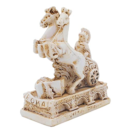 Kocris Casa Rome Soldier Fish Tank Decorations Ancient Arena Roman War Horse Reptile Turtle Lizard Spider Tanks Terrarium Building Décor Ornament Pet - Image 1