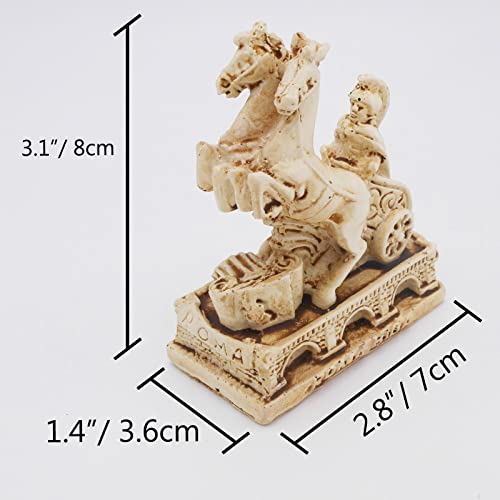 Kocris Casa Rome Soldier Fish Tank Decorations Ancient Arena Roman War Horse Reptile Turtle Lizard Spider Tanks Terrarium Building Décor Ornament Pet - Image 5