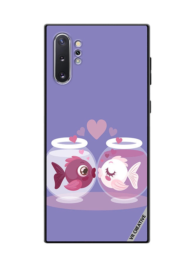 VR CREATIVE Protective Case Cover For Samsung Galaxy Note10 Plus 5G Love Fish Design Multicolour - Image 1
