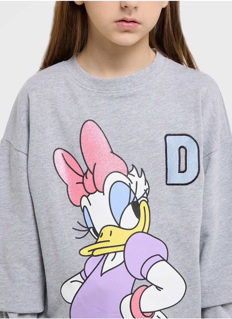 Disney Donald Duck Graphic Sweat Shirt