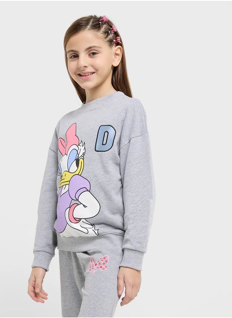 ديزني Donald Duck Graphic Sweat Shirt