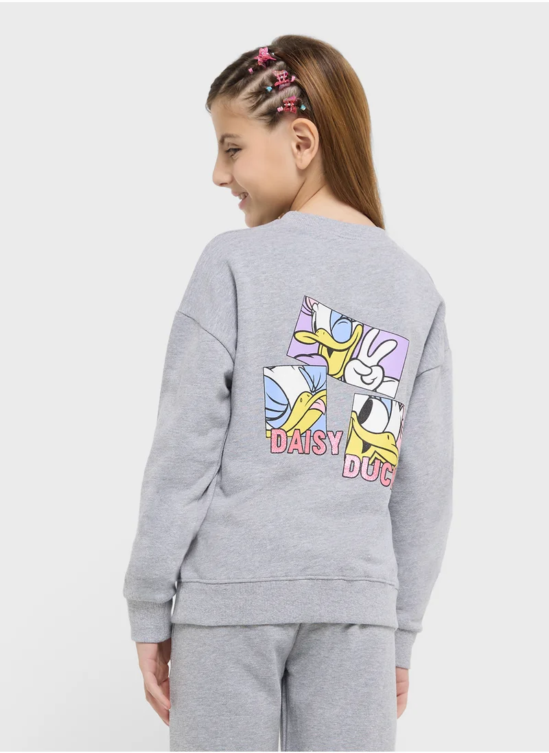 Disney Donald Duck Graphic Sweat Shirt