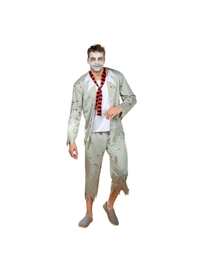 MAD TOYS Zombie Men Adult Halloween Costume  - Image 1