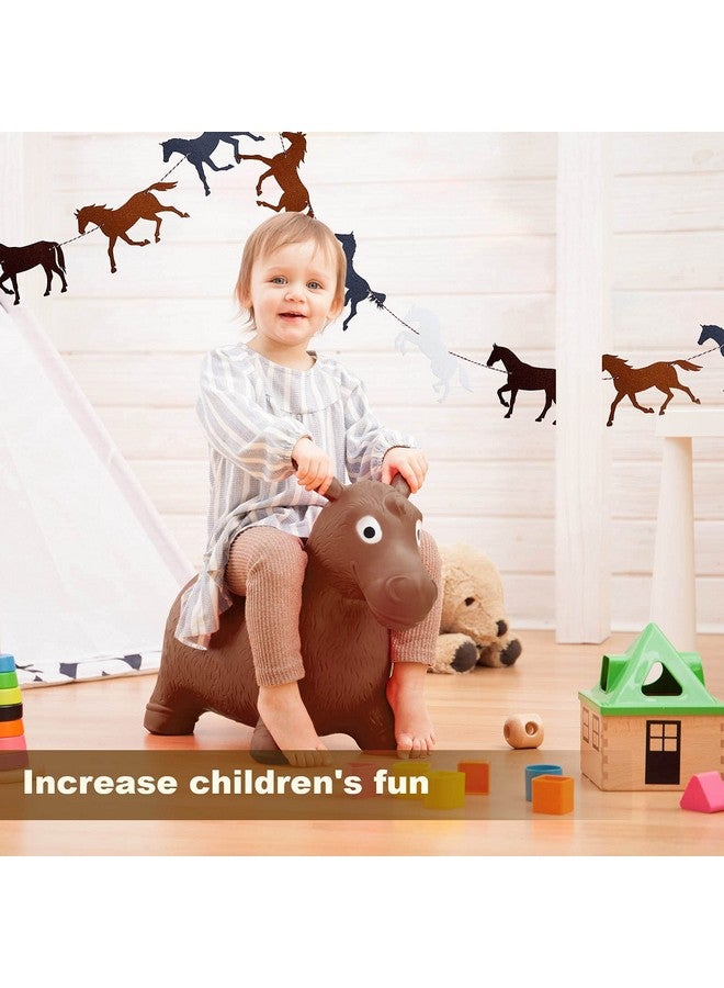 Tatuo 3 Pcs Horse Birthday Banner Party Decorations Derby Racing Horse Banner Paper Bunting Garland Farm Theme Decor for Present Birthday Wedding Party Supplies, Pre Assembled Hanging Decoration - Image 4