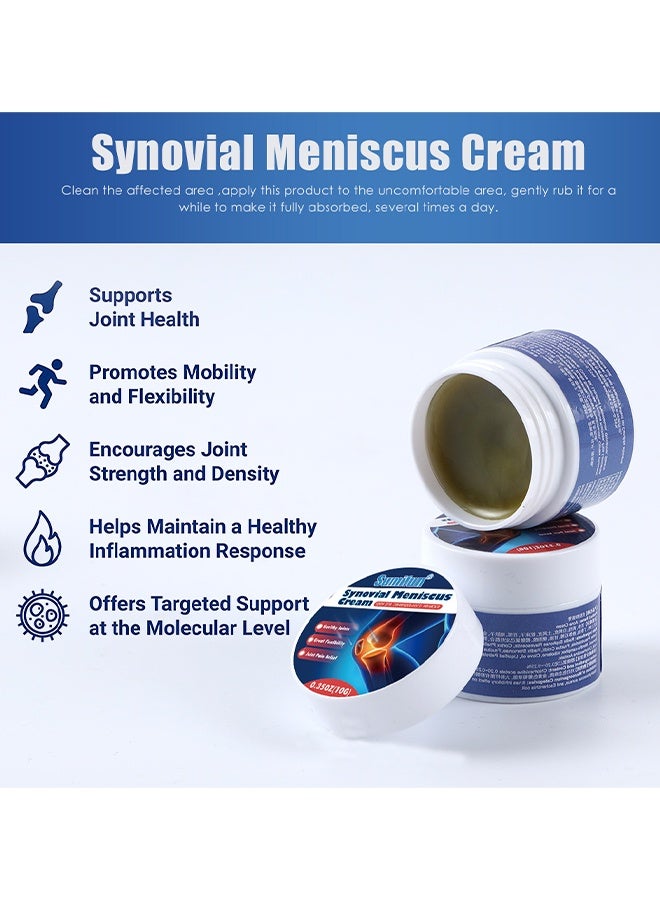 سوميفون كريم الغضروف الزليلي 10 جم، كريم مهدئ للمفاصل، إصلاح الأوتار التالفة، تخفيف التوتر والألم، مرهم لتخفيف آلام العضلات والمفاصل، 2 عبوات - Image 4