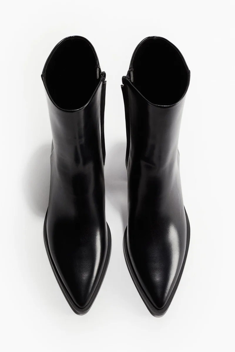 H&M Pointed Ankle Boots