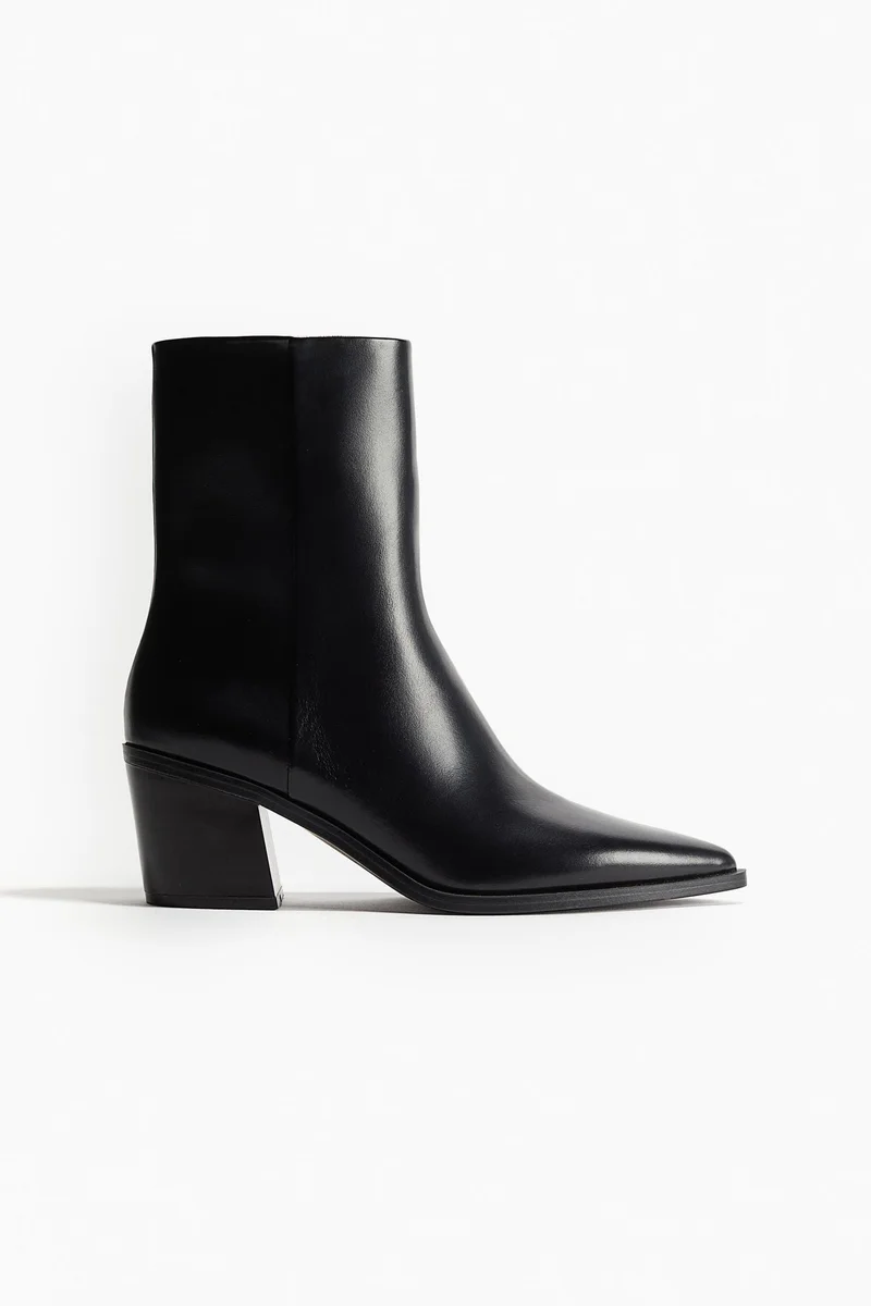 H&M Pointed Ankle Boots